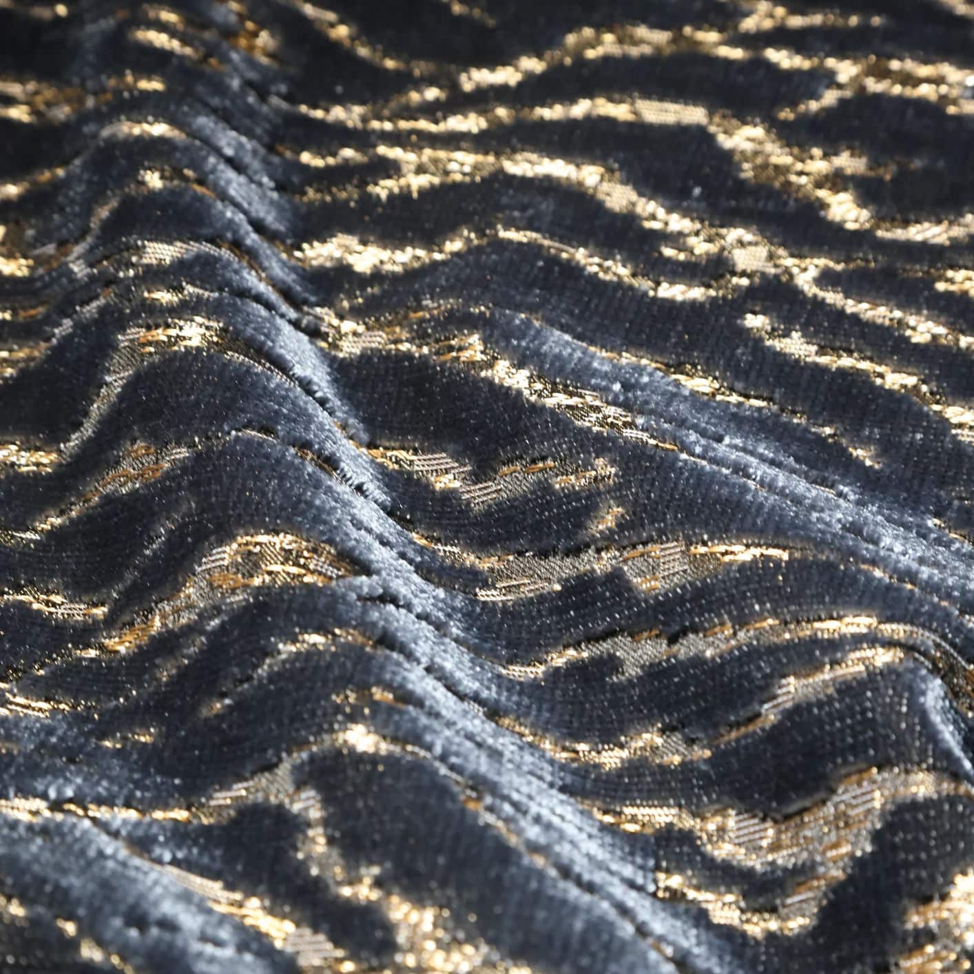 JBL Jacquard Beludru Kustomisasi Tiger Pattern Cut-Pile Fabric Mewah Omah Tekstil kanggo Sofa